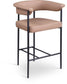 Malin - Faux Leather Counter Stool (Set of 2) - Tan