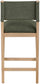 Avon - Linen Textured Performance Fabric Upholstered Counter Stool