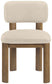Paloma - Vegan Leather Upholstered Dining Chair (Set of 2) - Brown Frame