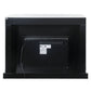 Noralie - 35" Fireplace - Mirrored & Faux Diamonds
