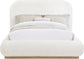 Vaughn - Boucle Bed With Natural Base