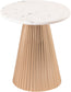 Cindra - Genuine Marble Top And Iron Base Table