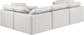 Indulge - Faux Leather 4 Piece Modular Corner Sectional