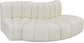 Arc - Faux Leather 3 Piece Modular Sofa