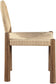 Bohemia - Woven Seagrass Cord And Solid Wood Dining Chair (Set of 2) - Beige