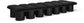 Pavilion - 14 Piece Modular Bench With Black Base