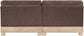 Turin - Chenille Fabric Upholstered Modular Sectional - Brown