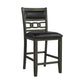 Amherst - Counter Side Chair With PU Cushion (Set of 2) - Gray Finish