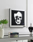 A2035 - LED Wall Art (Skull) - Pearl Silver