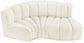 Arc - Velvet 3 Piece Modular L-Shaped Sofa