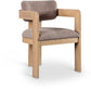 Sacha - Linen Dining Chair With Natural Base (Set of 2)