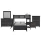 Hampton Kids - Loft With Ladder And Desk With Speaker Bedroom Set