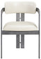 Aurum - Vegan Leather Upholstered Dining Chair With Gray Base (Set of 2)