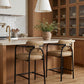 Serava - Faux Leather Upholstered Bar Stool - Tan