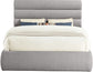 Adam - Boucle Fabric Bed With 52" Headboard