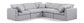 Indulge - Linen 5 Piece Modular Corner Sectional