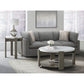 Rosamel - 2 Piece Occasional Table Set (Coffee Table And End Table) - Gray