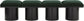 Pavilion - 4 Piece Modular Bench With Black Base