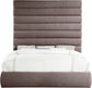 Adam - Linen Fabric Bed With 89" Headboard