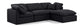 Indulge - Linen 4 Piece Modular Sectional With Chaise