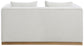 Alfie - Linen Textured Fabic Loveseat