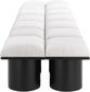 Pavilion - 14 Piece Modular Bench With Black Base