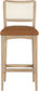 Atrium - Upholstered Bar Stool (Set of 2) - Brushed Natural Frame