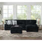 Nightfall - Storage Ottoman - Grand Cord Black