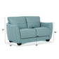 Valeria - Loveseat - Watery Leather