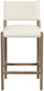 Andie - Upholstered Counter Stool - Brown Base