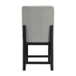 Portland - Square Back Counter Stool (Set of 2) - Black / Gray