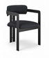 Aurum - Vegan Leather Upholstered Dining Chair With Graphite Black Base (Set of 2)