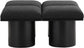 Pavilion - 4 Piece Modular Bench With Black Base