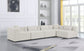 Cube - Linen 5 Piece Modular Sectional