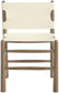 Santos - Vegan Leather Upholstered Dining Chair With Stained Brown Base (Set of 2)