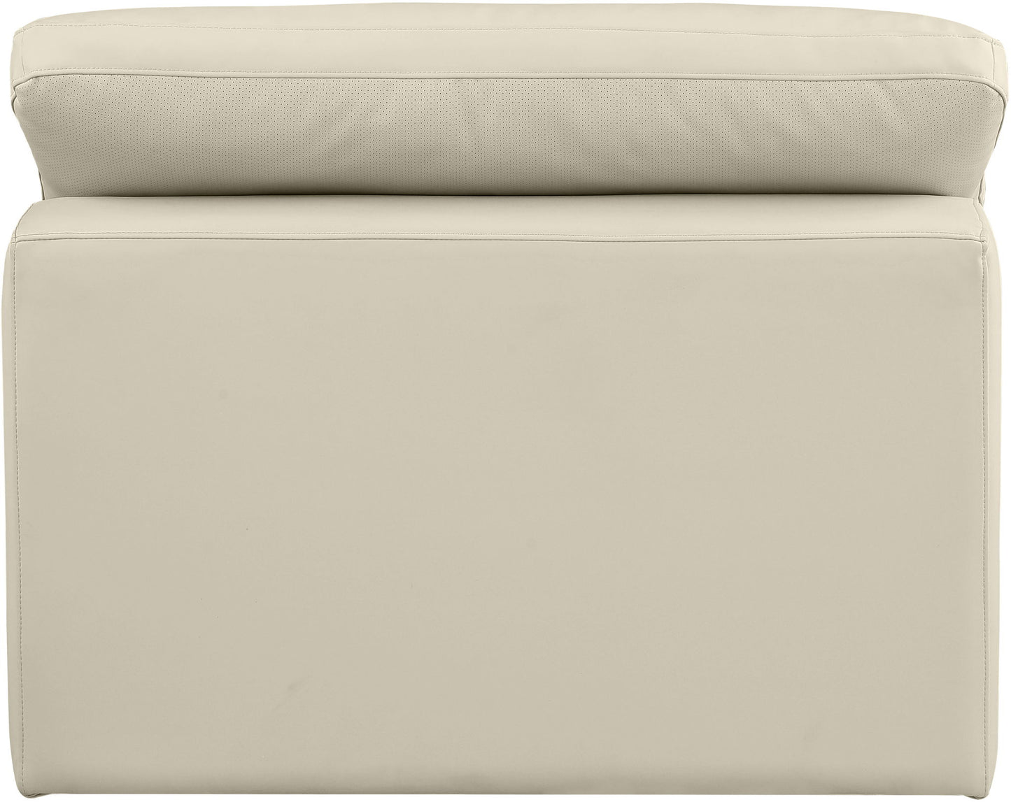 Comfy - Faux Leather Armless Chair