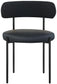 Beacon - Faux Leather Dining Chair With Black Legs (Set of 2)