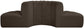 Arc - Boucle Fabric 4 Piece Modular Sofa