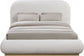Vaughn - Chenille Bed With Natural Base