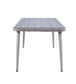 Jenneva - 7 Piece Patio Dining Set - Night Green Fabric & Gray