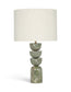 Opus - Linen Textured Fabric And Brass Table Lamp