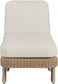 Sandbay - Olefin Water Resistant Fabric And Wicker Outdoor Patio Lounge Chair