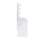 Ariana - Complete Vanity With Lightbulbs - Glossy White