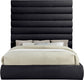 Adam - Chenille Fabric Bed With 89" Headboard