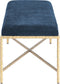 Valley - Bench With Gold Frame
