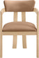 Lavrin - Vegan Leather Dining Arm Chair (Set of 2) - Natural Base