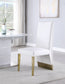 Porsha - Dining Chair (Set of 2) - Gold Base