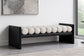 Waverly - Bench With Black Frame