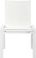Nizuc - Outdoor Patio Dining Chair With White Frame (Set of 2)
