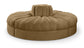 Rummi - Round Velvet Performance Fabric Upholstered 4 Piece Modular Sofa